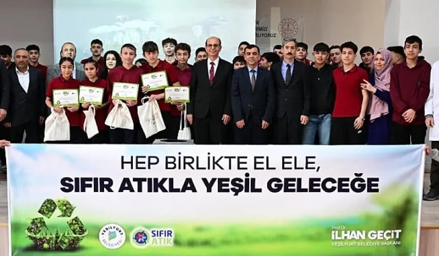 Yeşilyurt Belediyesinden Öğrencilere Sıfır Atık ve İklim Değişikliği Eğitimi!