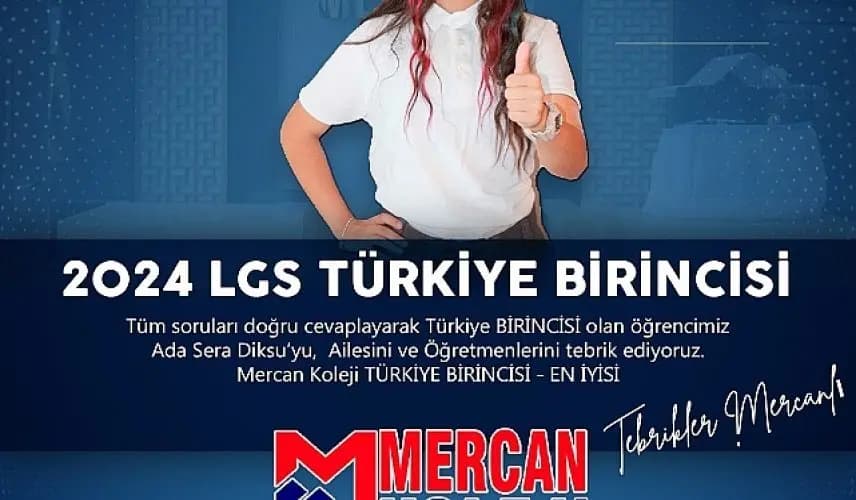 2024 Lgs Türkiye Birincisi Mercan Koleji