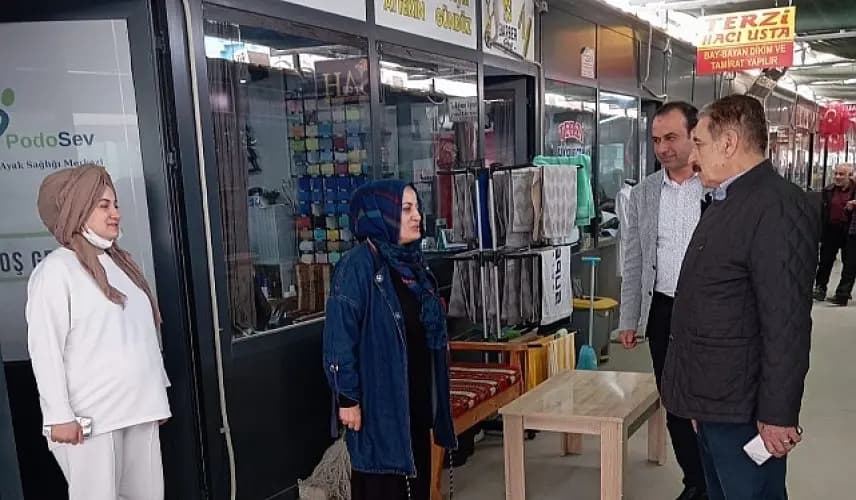 Şevket Keskin'den Esnafa Bayram Ziyareti Dayanışma İçinde Olmalıyız"