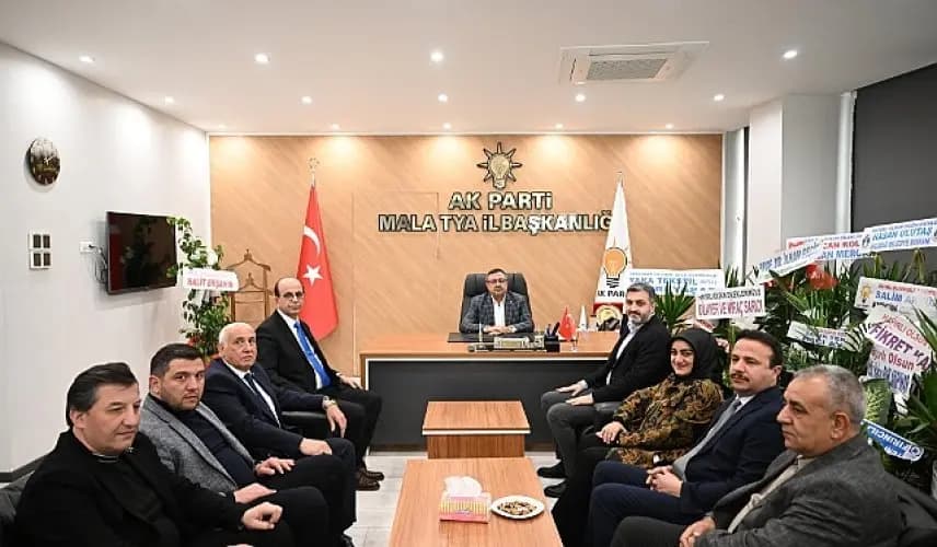 AK Parti Malatya İl Başkanı Ali Bakan'a Hayırlı Olsun Ziyaretleri Devam Ediyor