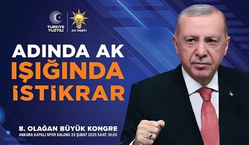 AK Parti Malatya İl Başkanı Ali Bakan, 8. Olağan Kongreye Davet Ediyor