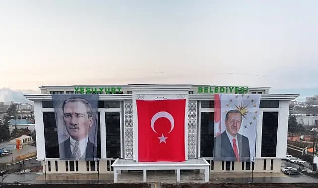 Cumhurbaşkanı Erdoğan Yeşilyurt Belediyesi Yeni Hizmet Binasının resmi açılışını gerçekleştirdi