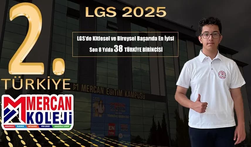 Mercan koleji LGS'de zirveyi gelenek haline getirdi
