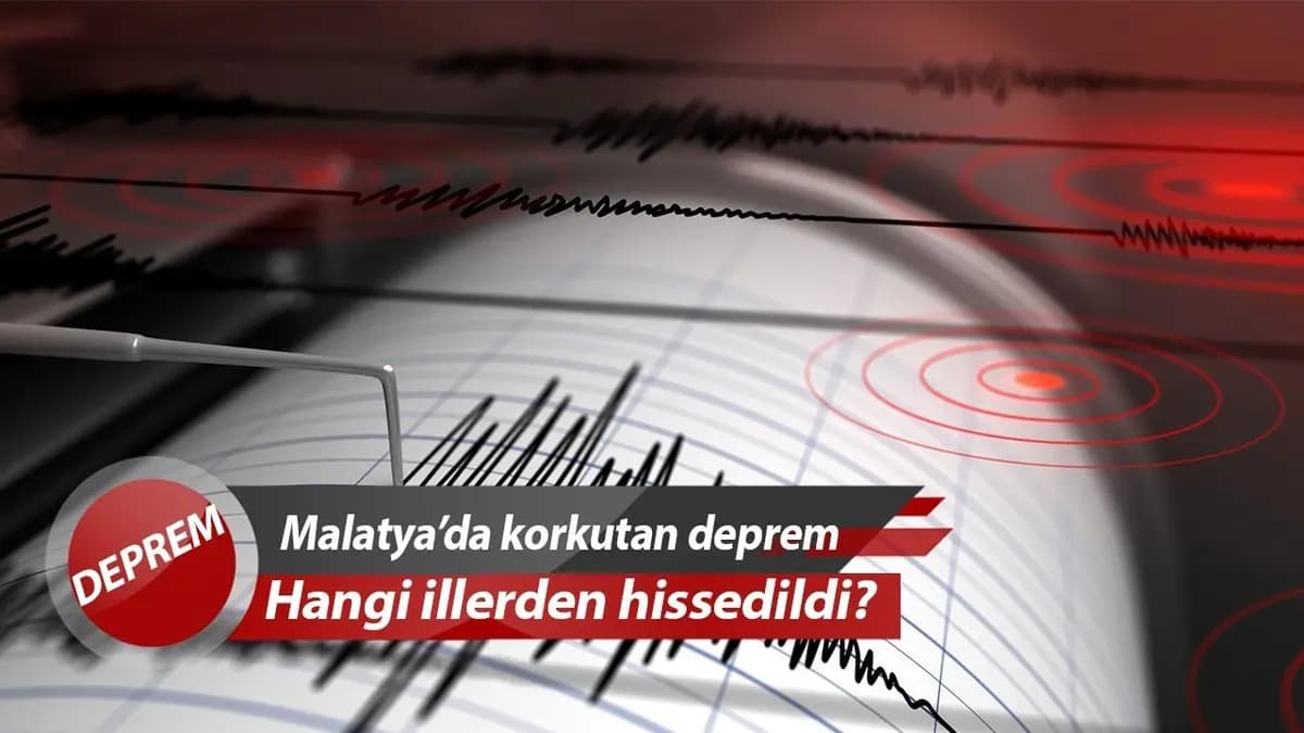 Malatya’da 4,3 Büyüklüğünde Deprem!